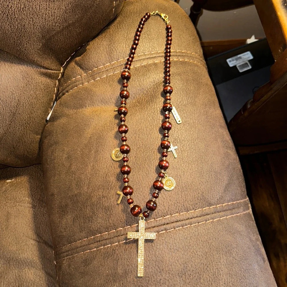 Sisi Amber bead necklace - Picture 1 of 3